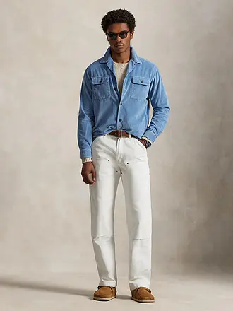 POLO RALPH LAUREN | Produktname: Cord Overshirt | hellblau